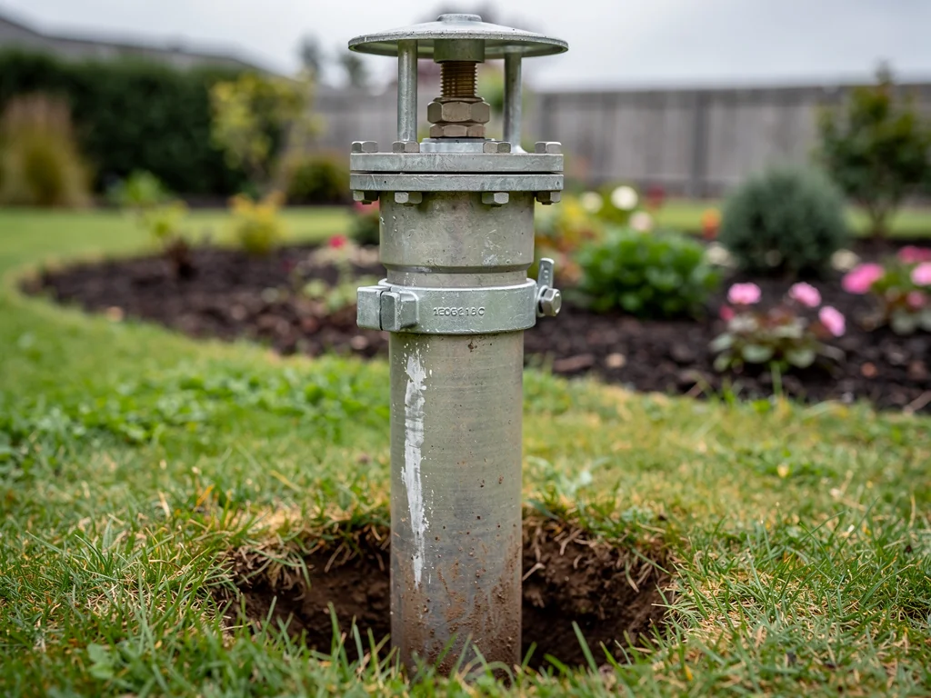 Tête de puits d'aspiration alimentant une pompe à chaleur eau-eau